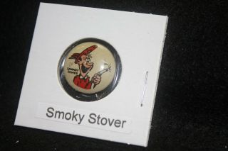 Smokey Stover - Pep Premium Pinback Button - Kellogg 
