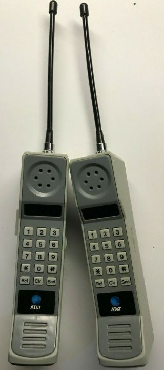 Vintage ATT Brick Cell Phones by Playtime 1980s 2