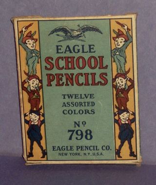 Vintage Eagle School Pencils - No 798 Eagel Pencil Co.  York