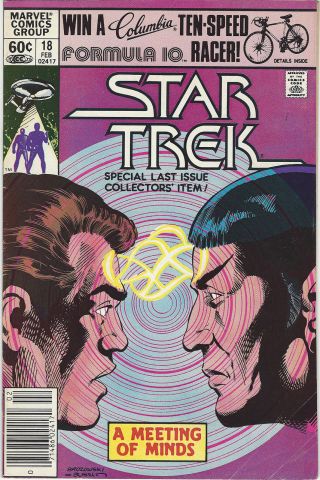 Star Trek Marvel Comics Special Last Issue Collector 