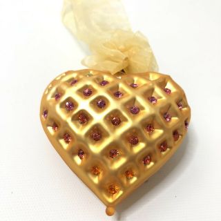 Expressions From The Heart Swarovski Crystal Gold Christmas Tree Ornament 2