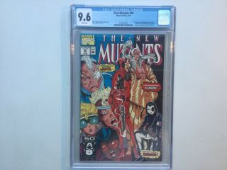 Marvel 1991 Mutants 98 Cgc 9.  6 Nm,  1st App Deadpool Wade Wilson Gideon