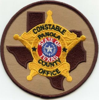 Panola County Texas Tx Constable Sheriff Police Patch