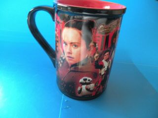 Star Wars The Rise Of Skywalker Coffee Tea Cup Mug Red Inside Disney Park A7