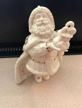 Lenox China Jewels Santa Clause With Candy Canes