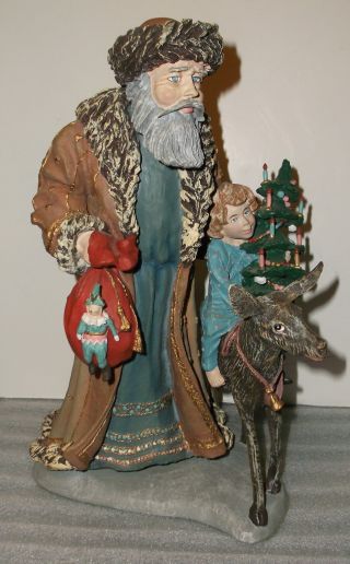 Duncan Royale History Santa Ii Bavarian Santa Claus Figurine 11 " Limited Edition