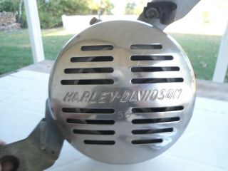 Vintage Harley Davidson 58 Police Siren With Mounting Instructions And