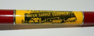 Dempster Water Supply Equipment Des Moines Ia E.  Walnut St.  Advertising Pencil