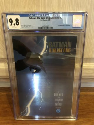 Batman Dark Knight Returns 1 Cgc 9.  8 White Pages 1st Printing Carrie Kelly
