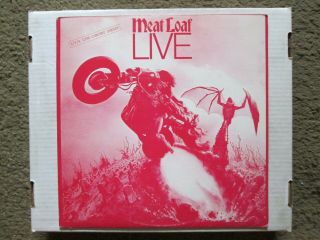 Meat Loaf " Bat Out Of Hell " Live Promo Only Black Vinyl Album