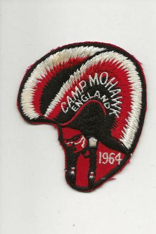 Camp Mohawk England - 1964 Camp Patch - Boy Scout Bsa A121/1012