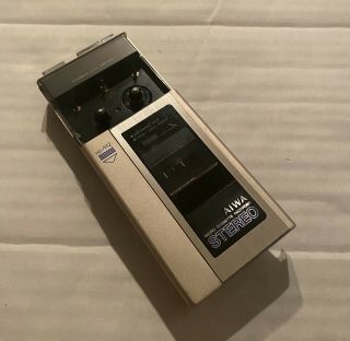 Rare Vintage 80s Aiwa Hs - M2 Micro Cassette Recorder