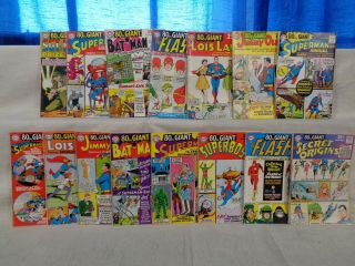 80 Page Giant 1 - 15 Complete Set Superman Annual 1964 - 1965 Dc Comics