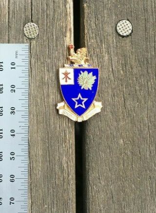 Wwii 45th Infantry Regiment Philippine Scouts Di Crest Dui Pin Back Meyer Maker