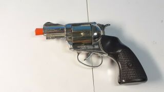 Vintage Mattel Inc.  Toymaker Shootin’ Shell Snub - Nose.  38 Toy Revolver Hand Gun