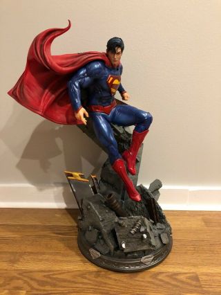 52 Superman Polystone Statue Prime 1 Sideshow Collectible 1/4 Size Exclusive