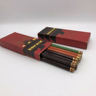 Vintage Eagle Mirado Pencils Assorted Colored And Regular Verithin Chemi