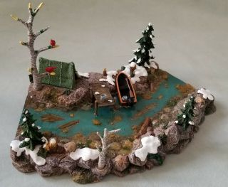 Dept 56 Mountain Creek Curved Section Christmas Village Accessories 56.  53005