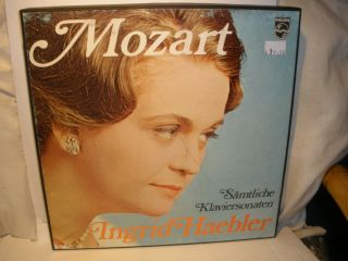 Mozart The Piano Sonatas Ingrid Haebler/6 Lp Box Philips Stereo Sc71ax601 1ed Nm