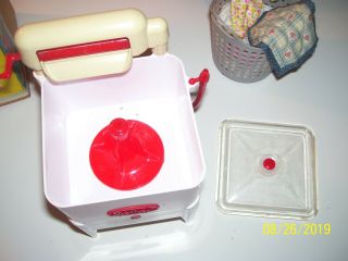 vintage Ideal toy washing machine with agitator with box 