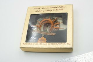 4th Annual Limited Edition Statue Of Liberty Collectible Ornament