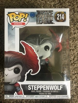Funko Pop Movies Justice League Steppenwolf 214 With Pop Protector
