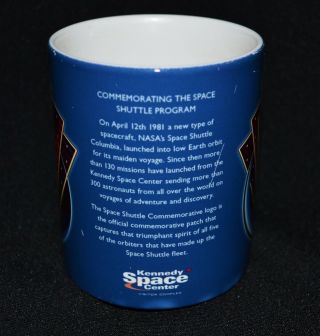 Space Shuttle Program Kennedy Space Centre Florida Ceramic Mug 2