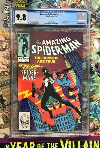 The Spider - Man 252 (may 1984,  Marvel) Cgc 9.  8 White Pages.