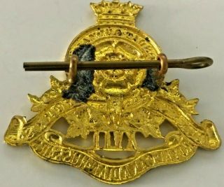 WWII XVII Duke of York ' s Royal Canadian Hussars Cap Badge 2