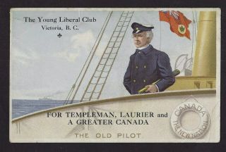 Victoria Bc Liberal Campaign Patriotic 1908 Election Pc