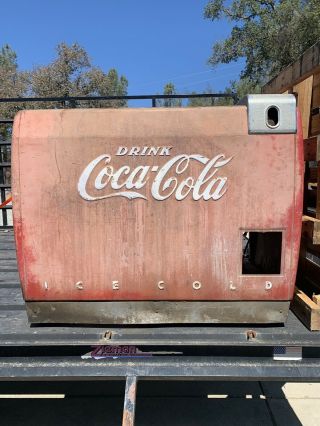 Vintage 1950s Coca Cola Soda Cooler Westinghouse Coke Water Cooled