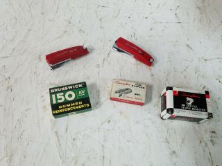 Vintage Swingline Red Tot 50 Staplers Of Staples Puller & More