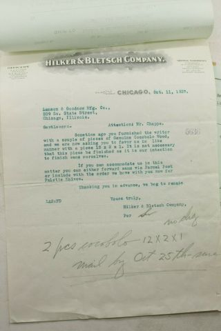 1927 Lamson Goodnow Hilker Bletsch Co Chicago Il Spatulas Ephemera P1415k