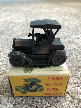 Vintage T.  Ford Die Cast Pencil Sharpener