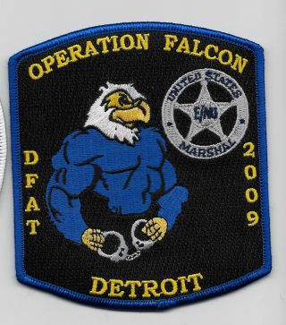 09 Us Marshal Usms Operationn Falcon Detroit Police State Michigan Mi Eagle