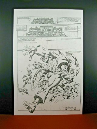 Avengers Annual 11 - 19 Pages Production Art - Al Milgrom & Jack Able