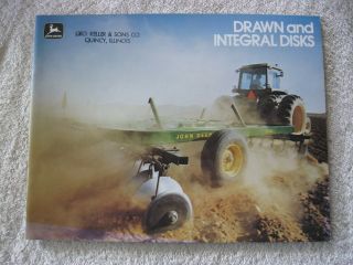1978 John Deere Drawn & Integral Disks 44 Page Brochure
