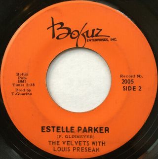 Velvets With Louis Presean Estelle Parker Obscure Northern Soul Funk 45 Hear