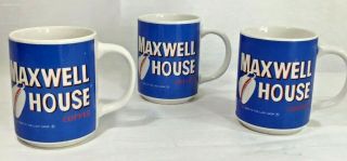 1980s Vintage General Foods Maxwell House Coffee Mugs Set Of Three.