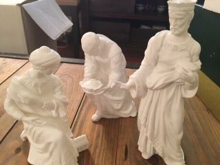 Lenox White Porcelain Nativity Set - Three Kings