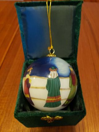 Li Bien Glass Handcrafted 3 Wise Men Christmas Ornament 1999