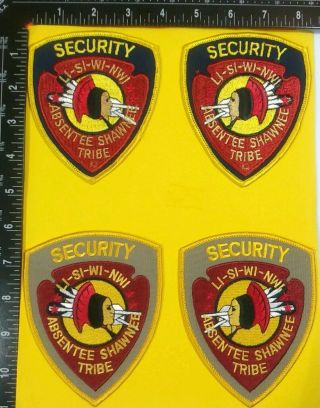 Absentee Shawnee Tribe Security Patch Oklahoma (4 Patches)