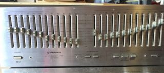 Pioneer Sg - 9800 12 Band Graphic Equalizer,  Vintage Hi - Fi