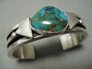 Important Jeanette Dale Vintage Navajo Sterling Silver Bracelet Cuff