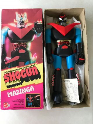 Vintage Mattel Shogun Warriors Mazinga.  Jumbo Machinder 1977 1978 Mazinger Z