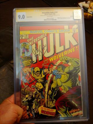 The incredible hulk 181 CGC SS 9.  0 German edition Signed by Stan Lee and Herb T 2