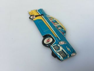 Whistle Vintage Tin Litho Car Made In Japan