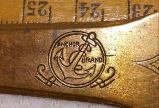 VINTAGE ANTIQUE BRASS LETTER OPENER COFFEE CO.  ADVERTISING 3