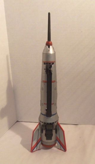 Vintage Tin Litho Holdraketa Rocket Toy
