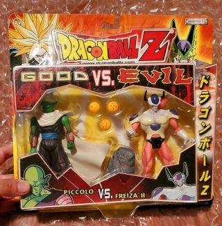 Dragon Ball Z Good Vs Evil Piccolo & Frieza 2nd Form Action Figure Jakks Irwin